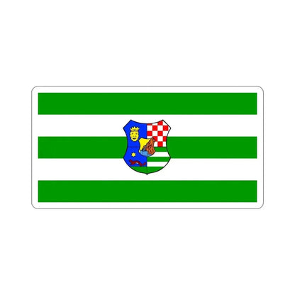 Flag of Zagreb County Croatia STICKER Vinyl Die-Cut Decal - The Sticker Space