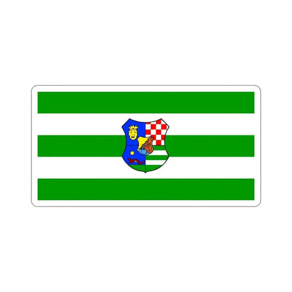 Flag of Zagreb County Croatia STICKER Vinyl Die-Cut Decal - The Sticker Space