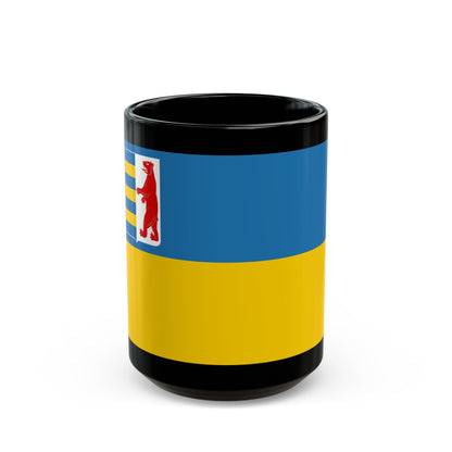 Flag of Zakarpattia Oblast Ukraine - Black Coffee Mug-15oz-The Sticker Space