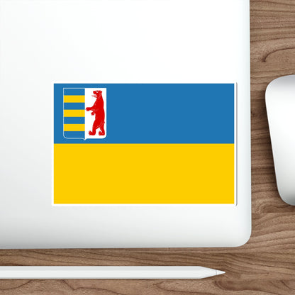 Flag of Zakarpattia Oblast Ukraine STICKER Vinyl Die-Cut Decal-The Sticker Space