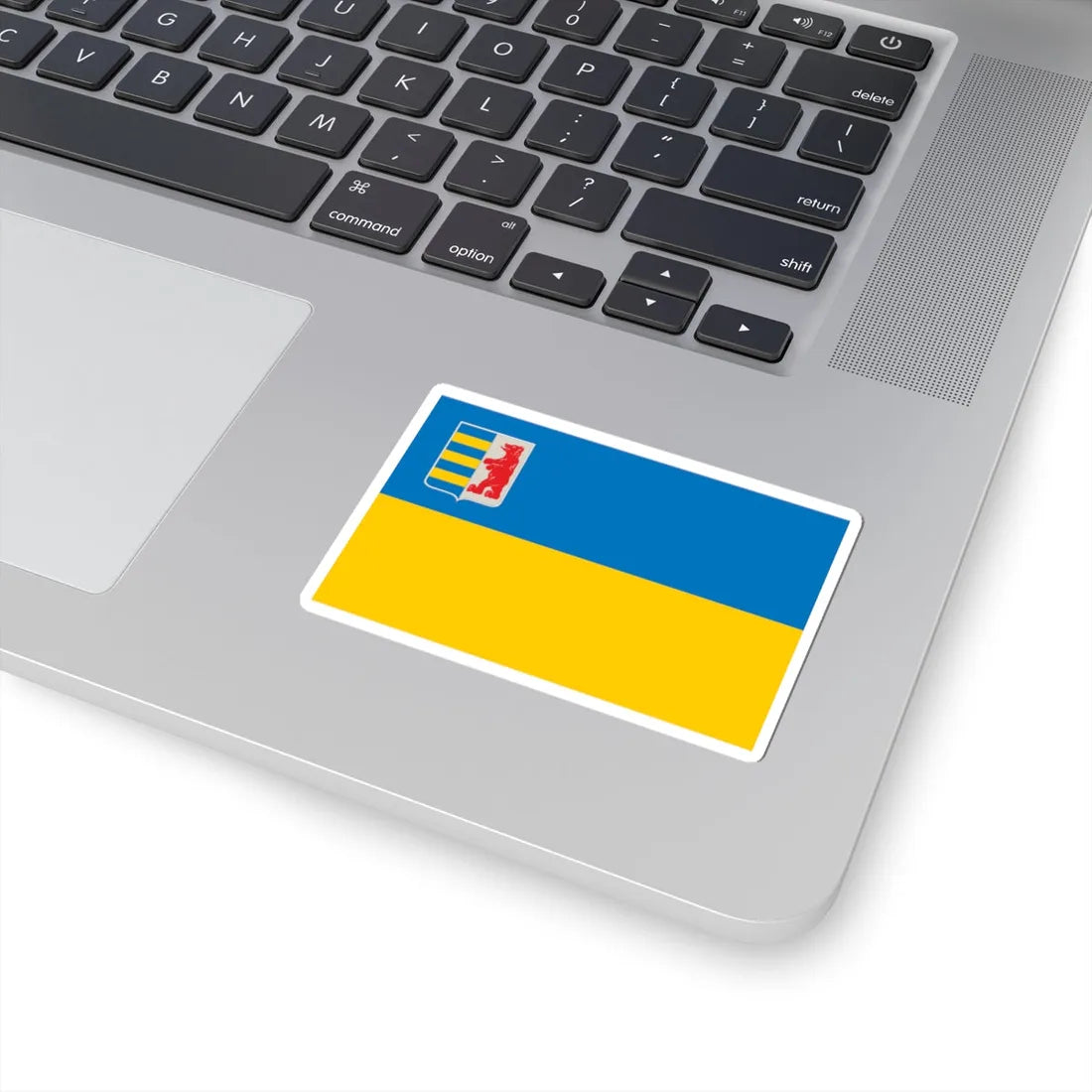 Flag of Zakarpattia Oblast (Ukraine) STICKER Vinyl Kiss-Cut Decal - The Sticker Space