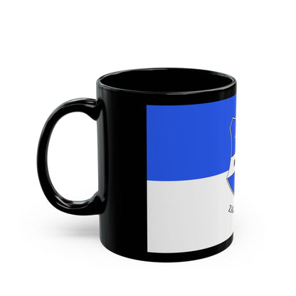 Flag of Zala County Hungary - Black Coffee Mug-The Sticker Space