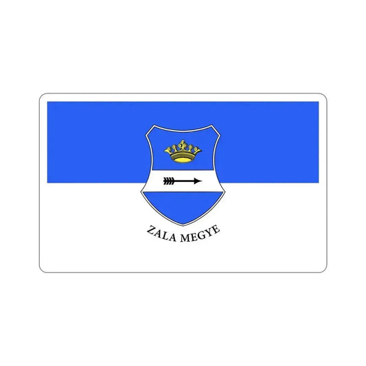 Flag of Zala County Hungary STICKER Vinyl Die-Cut Decal 6 Inch - The Sticker Space