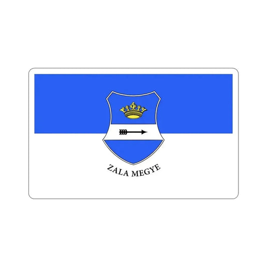 Flag of Zala County Hungary STICKER Vinyl Die-Cut Decal 6 Inch - The Sticker Space