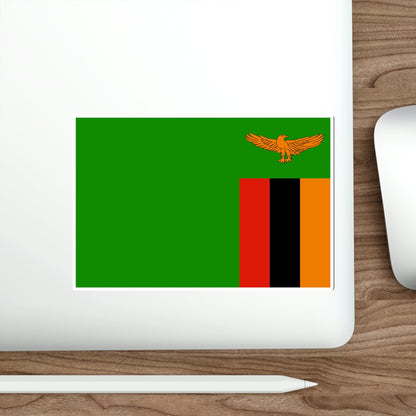 Flag of Zambia STICKER Vinyl Die-Cut Decal-The Sticker Space