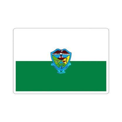 Flag of Zamora Ecuador (Ecuador) STICKER Vinyl Kiss-Cut Decal 3 Inch White - The Sticker Space