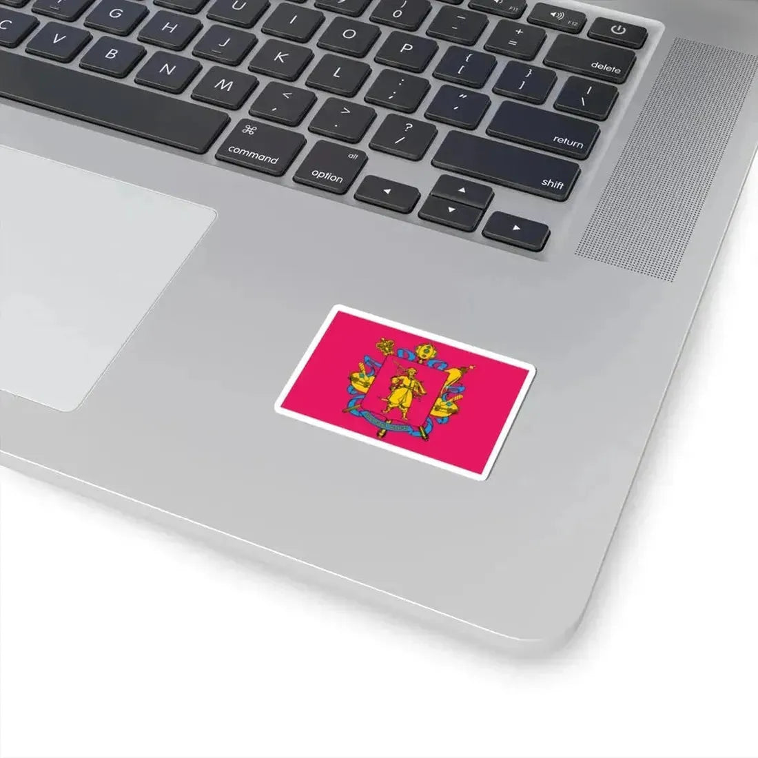 Flag of Zaporizhzhia Oblast Ukraine - STICKER Vinyl Kiss-Cut Decal - The Sticker Space