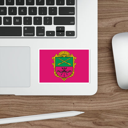 Flag of Zaporizhzhia Ukraine STICKER Vinyl Die-Cut Decal-The Sticker Space