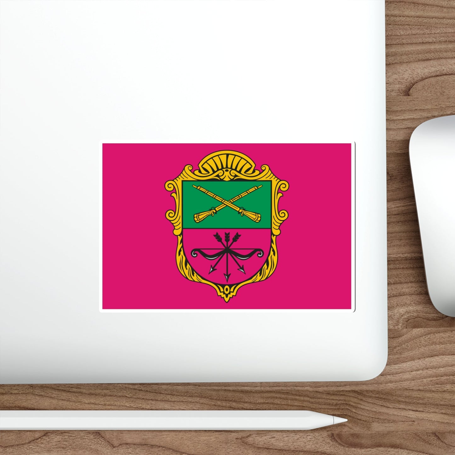 Flag of Zaporizhzhia Ukraine STICKER Vinyl Die-Cut Decal-The Sticker Space