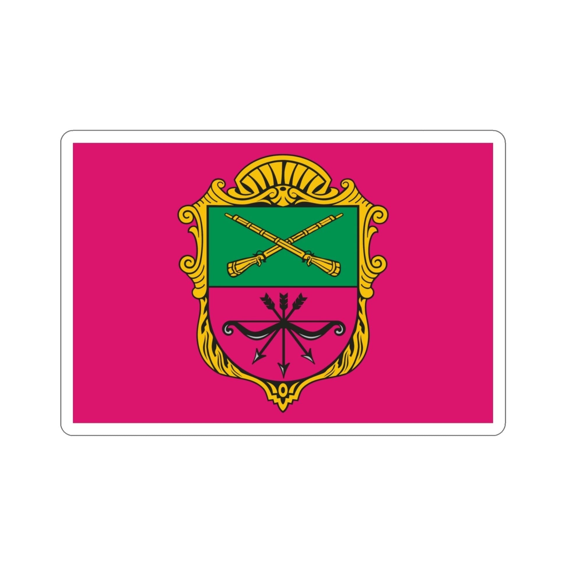 Flag of Zaporizhzhia Ukraine STICKER Vinyl Die-Cut Decal-3 Inch-The Sticker Space