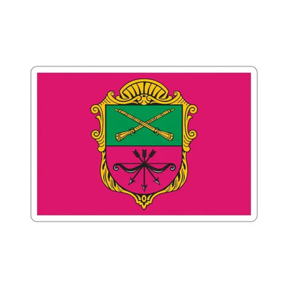 Flag of Zaporizhzhia Ukraine STICKER Vinyl Die-Cut Decal 3 Inch - The Sticker Space