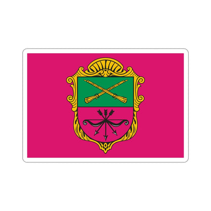 Flag of Zaporizhzhia Ukraine STICKER Vinyl Die-Cut Decal-5 Inch-The Sticker Space