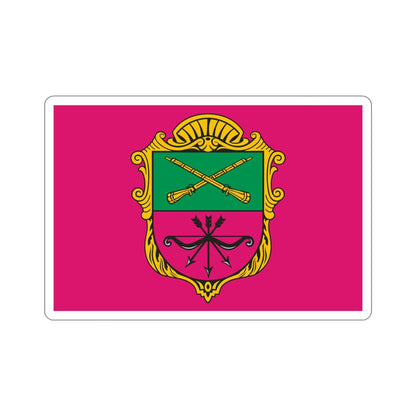 Flag of Zaporizhzhia Ukraine STICKER Vinyl Die-Cut Decal-6 Inch-The Sticker Space