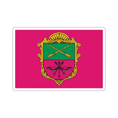 Flag of Zaporizhzhia Ukraine STICKER Vinyl Die-Cut Decal 6 Inch - The Sticker Space