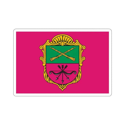 Flag of Zaporizhzhia Ukraine STICKER Vinyl Die-Cut Decal - The Sticker Space