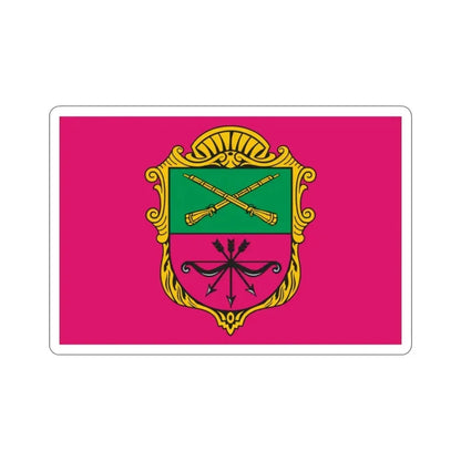 Flag of Zaporizhzhia Ukraine STICKER Vinyl Die-Cut Decal - The Sticker Space