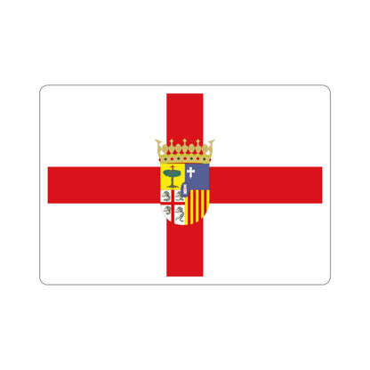 Flag of Zaragoza Spain STICKER Vinyl Die-Cut Decal-2 Inch-The Sticker Space