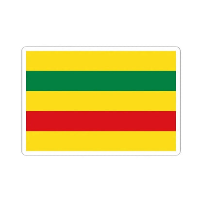 Flag of Zaruma (Ecuador) STICKER Vinyl Kiss-Cut Decal 2 Inch White - The Sticker Space