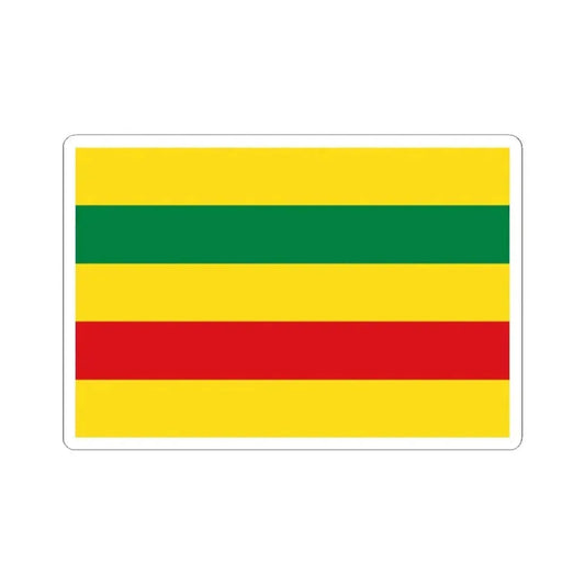 Flag of Zaruma (Ecuador) STICKER Vinyl Kiss-Cut Decal 2 Inch White - The Sticker Space
