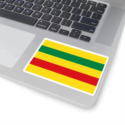 Flag of Zaruma (Ecuador) STICKER Vinyl Kiss-Cut Decal - The Sticker Space