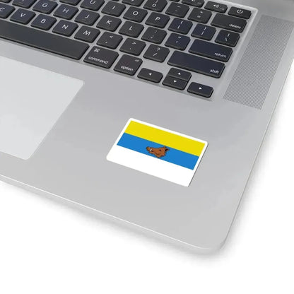 Flag of Zaventem (Belgium) STICKER Vinyl Kiss-Cut Decal - The Sticker Space