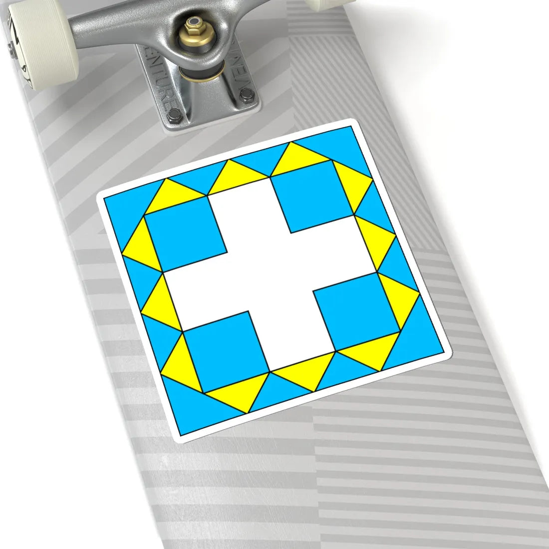 Flag of Zbarazh (Ukraine) STICKER Vinyl Kiss-Cut Decal - The Sticker Space
