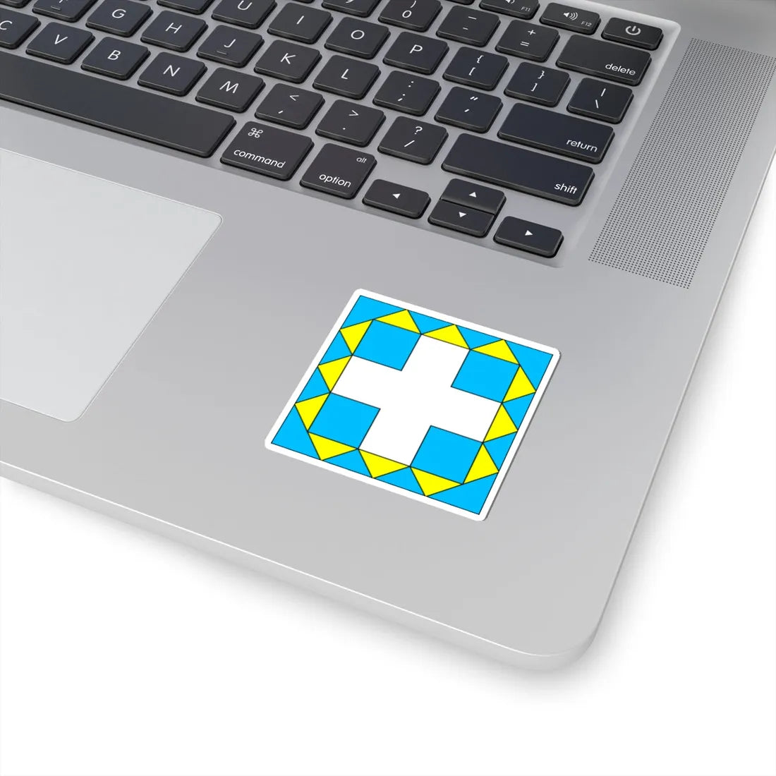 Flag of Zbarazh (Ukraine) STICKER Vinyl Kiss-Cut Decal - The Sticker Space