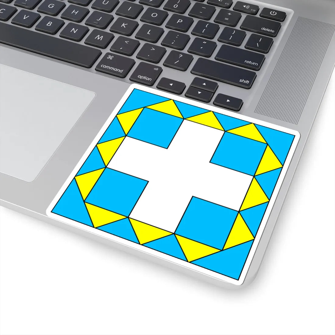 Flag of Zbarazh (Ukraine) STICKER Vinyl Kiss-Cut Decal - The Sticker Space