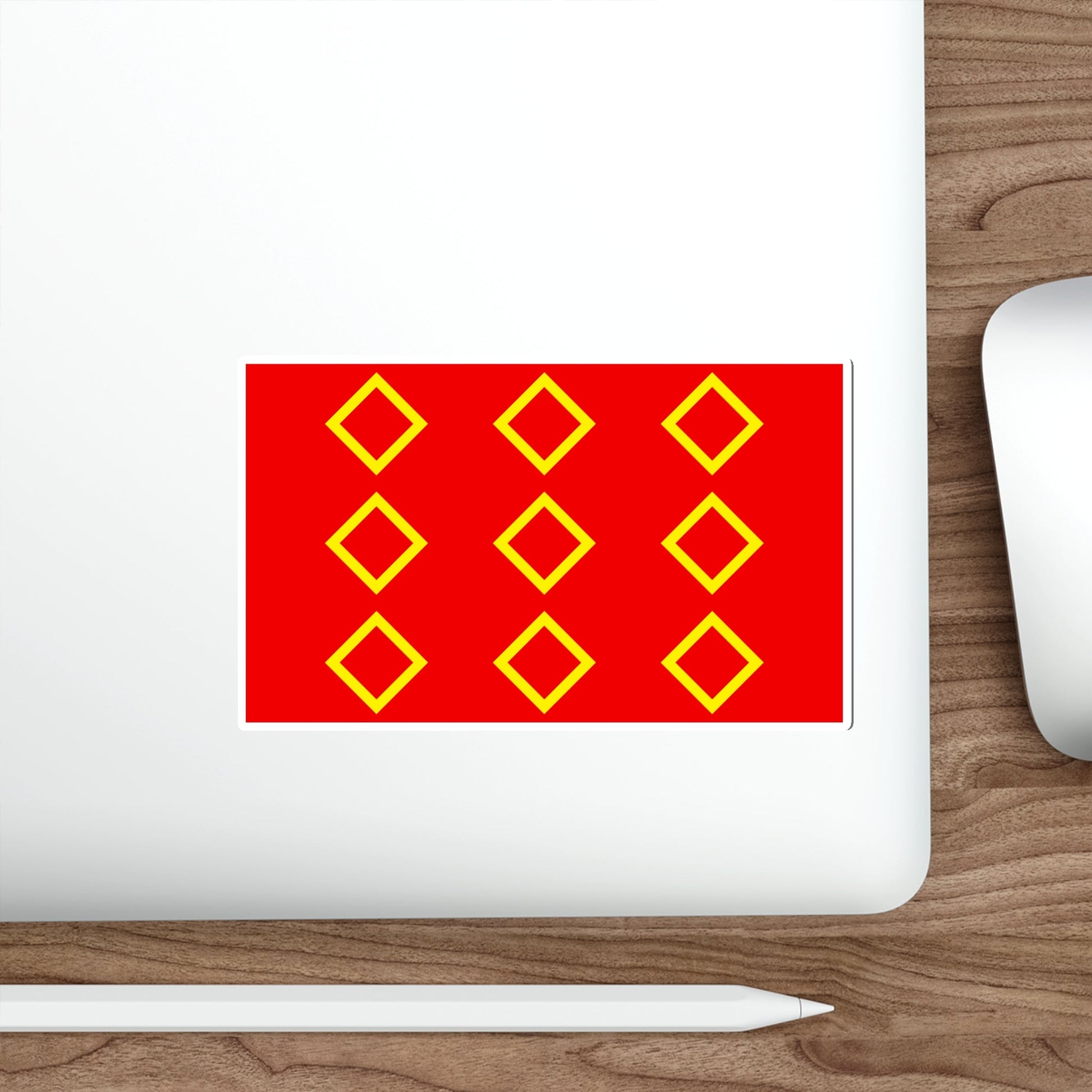 Flag of Żebbuġ 1993 to 2000 Malta STICKER Vinyl Die-Cut Decal-The Sticker Space