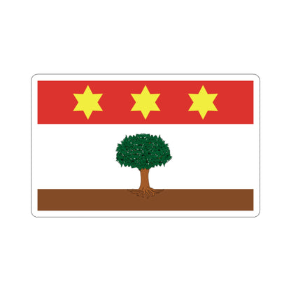 Flag of Żebbuġ Gozo Malta STICKER Vinyl Die-Cut Decal-2 Inch-The Sticker Space