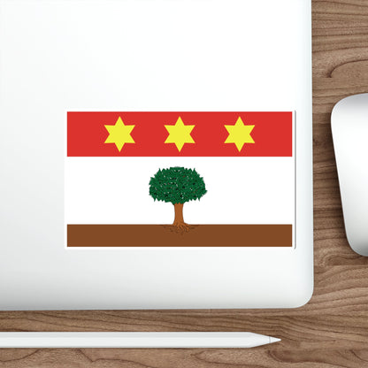 Flag of Żebbuġ Gozo Malta STICKER Vinyl Die-Cut Decal-The Sticker Space