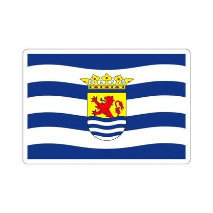 Flag of Zeeland Netherlands STICKER Vinyl Die-Cut Decal 3 Inch - The Sticker Space