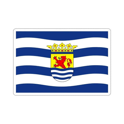 Flag of Zeeland Netherlands STICKER Vinyl Die-Cut Decal 6 Inch - The Sticker Space