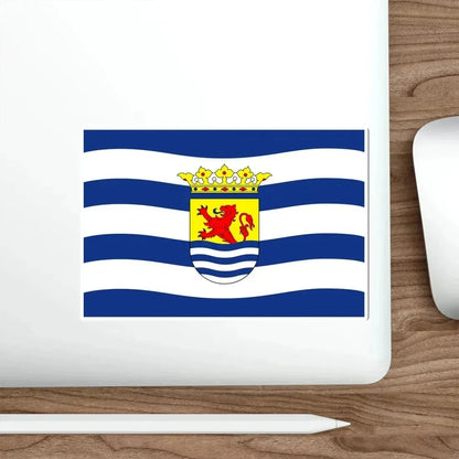 Flag of Zeeland Netherlands STICKER Vinyl Die-Cut Decal - The Sticker Space