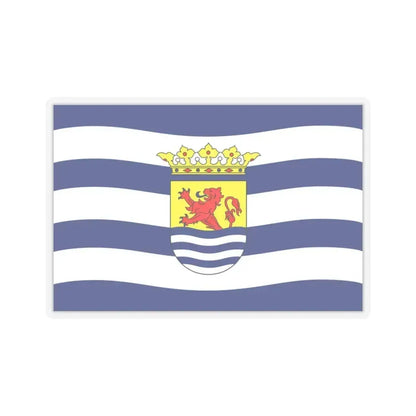 Flag of Zeeland Netherlands - STICKER Vinyl Kiss-Cut Decal 3 Inch Transparent - The Sticker Space