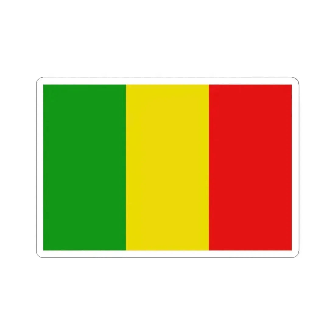 Flag of Zele (Belgium) STICKER Vinyl Kiss-Cut Decal 2 Inch White - The Sticker Space