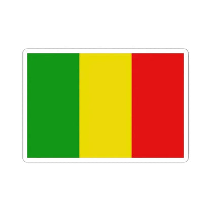 Flag of Zele (Belgium) STICKER Vinyl Kiss-Cut Decal 2 Inch White - The Sticker Space