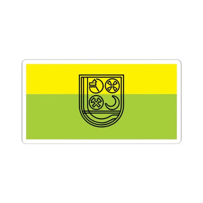 Flag of Zenica (Bosnia and Herzegovina) STICKER Vinyl Kiss-Cut Decal 2 Inch White - The Sticker Space