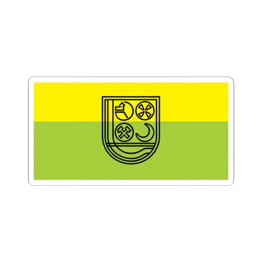 Flag of Zenica (Bosnia and Herzegovina) STICKER Vinyl Kiss-Cut Decal 2 Inch White - The Sticker Space