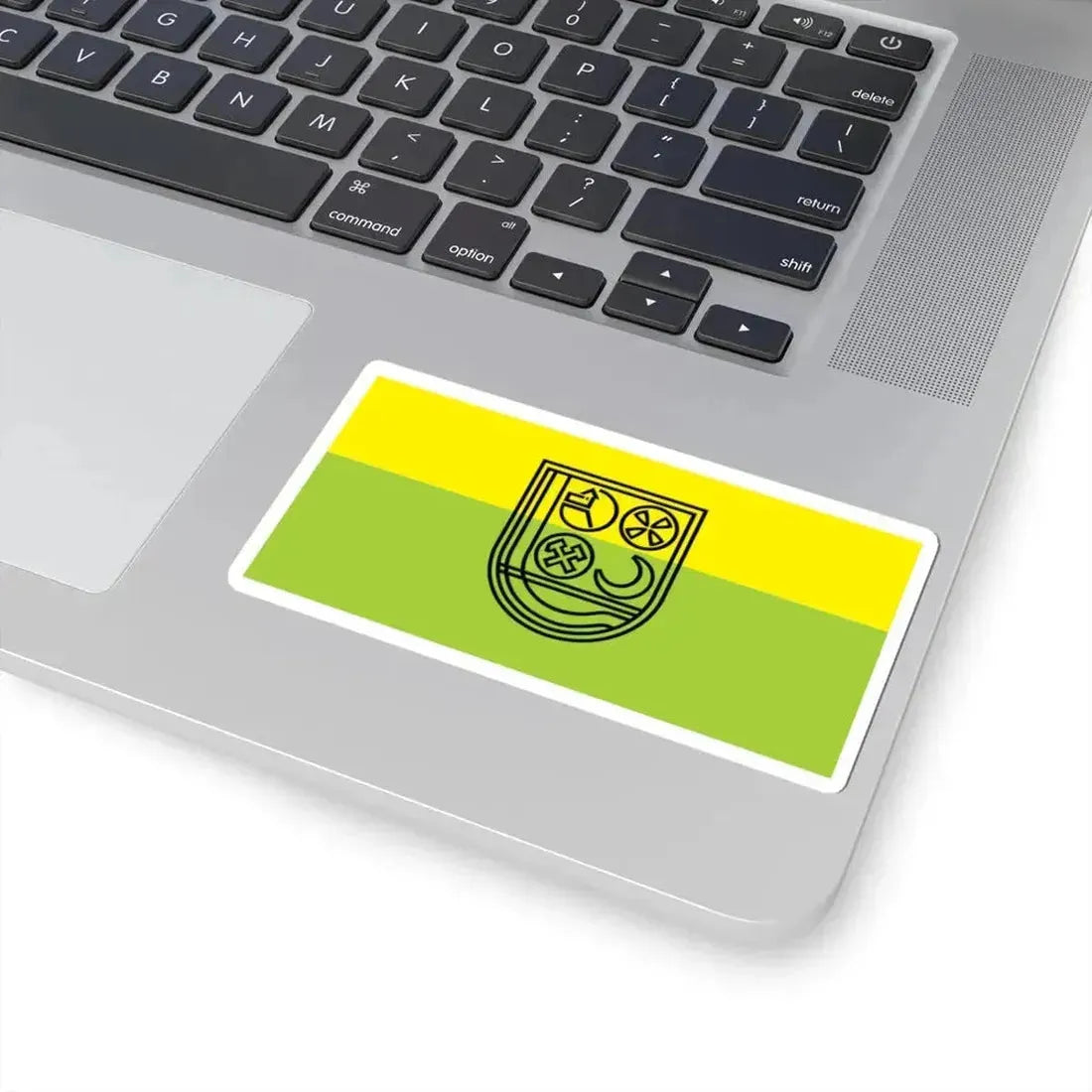 Flag of Zenica (Bosnia and Herzegovina) STICKER Vinyl Kiss-Cut Decal - The Sticker Space