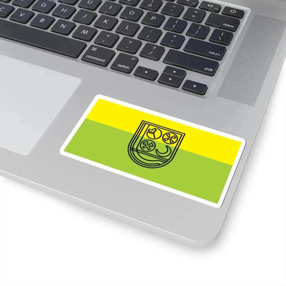 Flag of Zenica (Bosnia and Herzegovina) STICKER Vinyl Kiss-Cut Decal - The Sticker Space