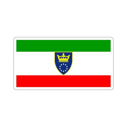 Flag of Zenica Doboj Canton Bosnia and Herzegovina STICKER Vinyl Die-Cut Decal 4 Inch - The Sticker Space