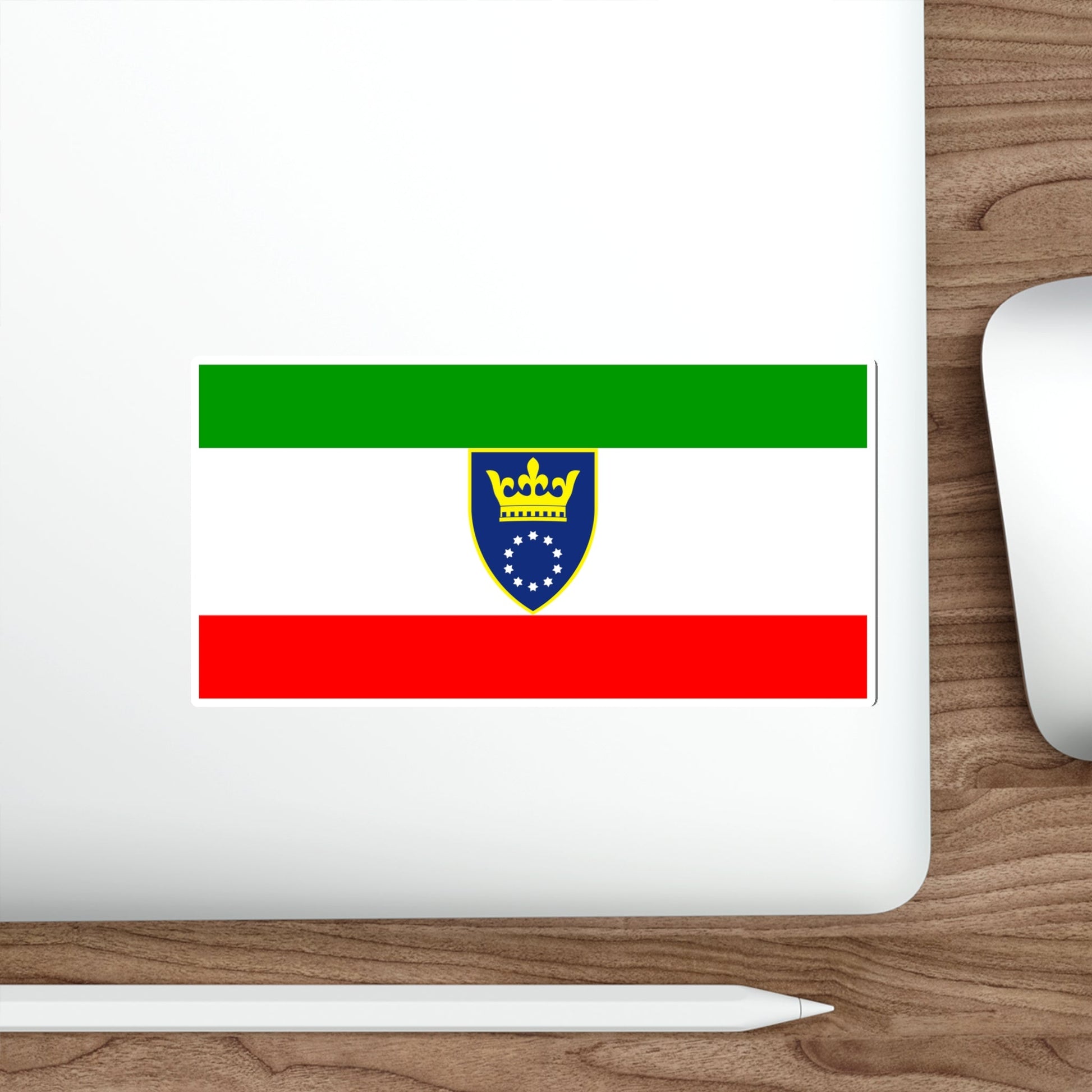 Flag of Zenica Doboj Canton Bosnia and Herzegovina STICKER Vinyl Die-Cut Decal-The Sticker Space