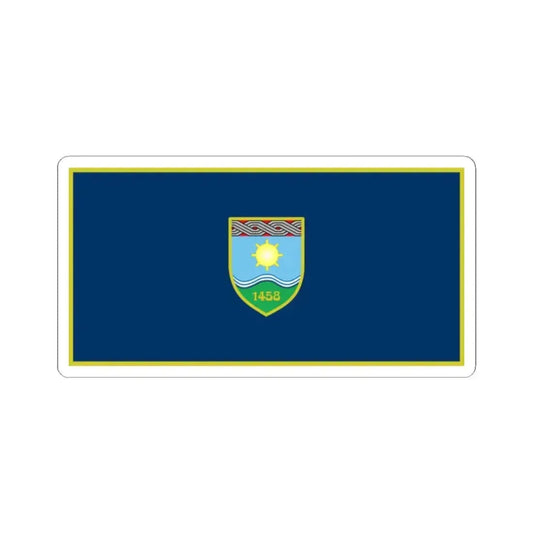 Flag of Zepce (Bosnia and Herzegovina) STICKER Vinyl Kiss-Cut Decal 2 Inch White - The Sticker Space