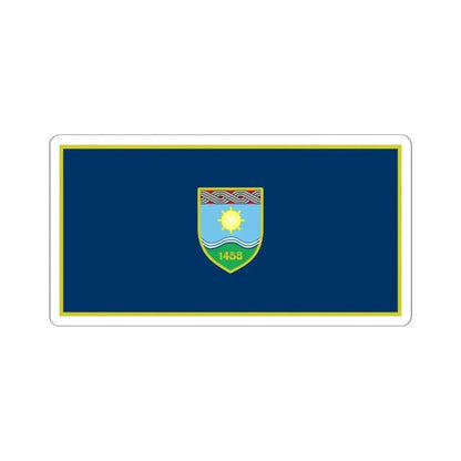 Flag of Zepce (Bosnia and Herzegovina) STICKER Vinyl Kiss-Cut Decal 4 Inch White - The Sticker Space