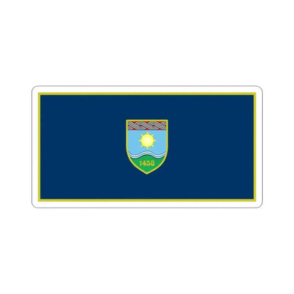 Flag of Zepce (Bosnia and Herzegovina) STICKER Vinyl Kiss-Cut Decal 6 Inch White - The Sticker Space