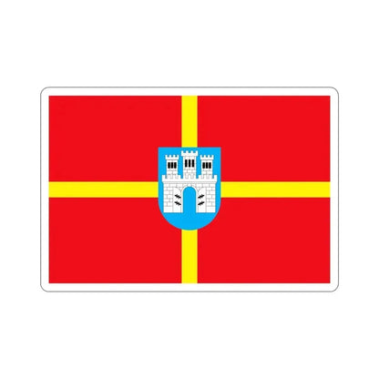 Flag of Zhytomyr Oblast Ukraine STICKER Vinyl Die-Cut Decal 5 Inch - The Sticker Space