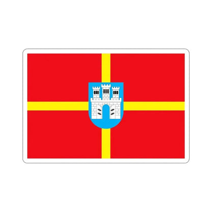 Flag of Zhytomyr Oblast Ukraine STICKER Vinyl Die-Cut Decal 6 Inch - The Sticker Space