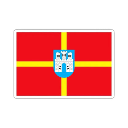 Flag of Zhytomyr Oblast Ukraine STICKER Vinyl Die-Cut Decal - The Sticker Space