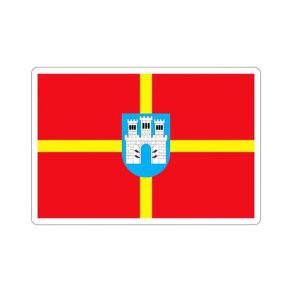 Flag of Zhytomyr Oblast Ukraine STICKER Vinyl Die-Cut Decal - The Sticker Space